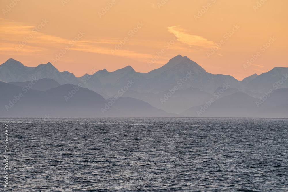 Sunset in Alaska Sunset in Alaska