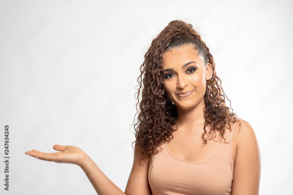 African-American Female Hand Extended