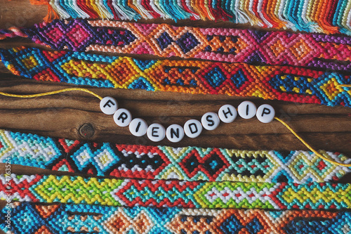 Foto friendship bracelets, ethnic handmade jewelry