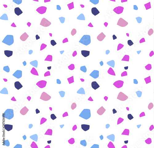 Terrazzo seamless pattern. Abstract background