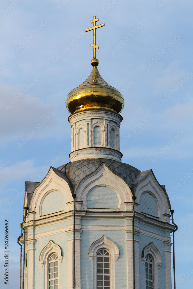 Golden dome of the church