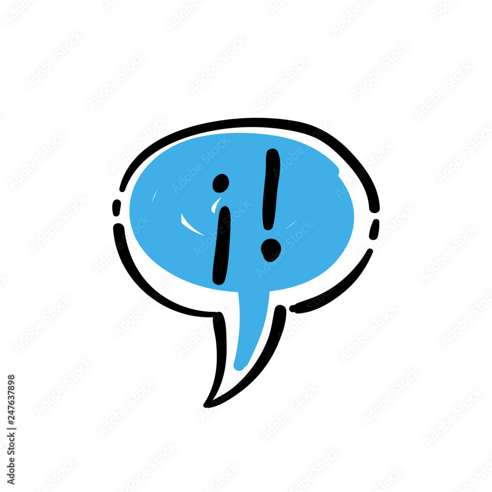 Dialogue icon doodle, hand drawn bubble speech Dialogue icon doodle, hand drawn bubble speech