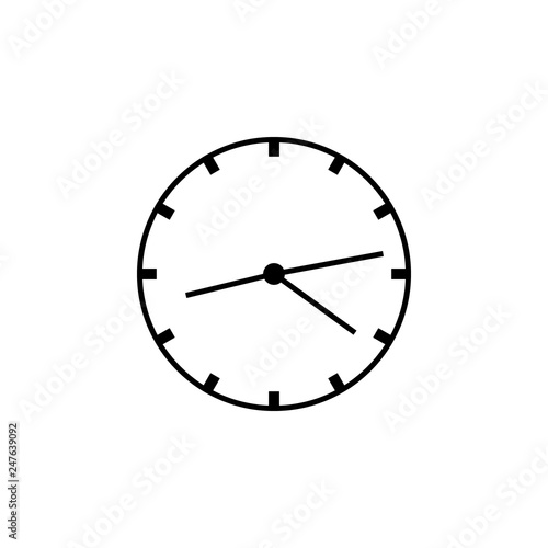 wall, clock, time icon. Signs and symbols can be used for web, logo, mobile app, UI, UX