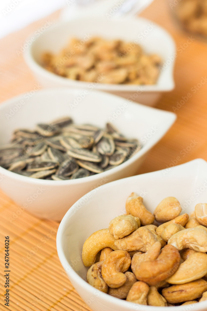 Collection of nuts Collection of nuts