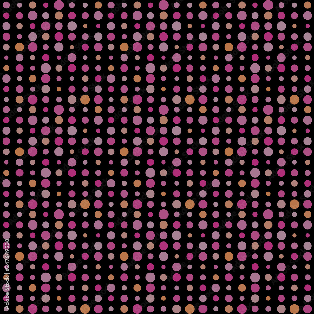 Seamless abstract pattern background with a variety of colored circles. Seamless abstract pattern background with a variety of colored circles.