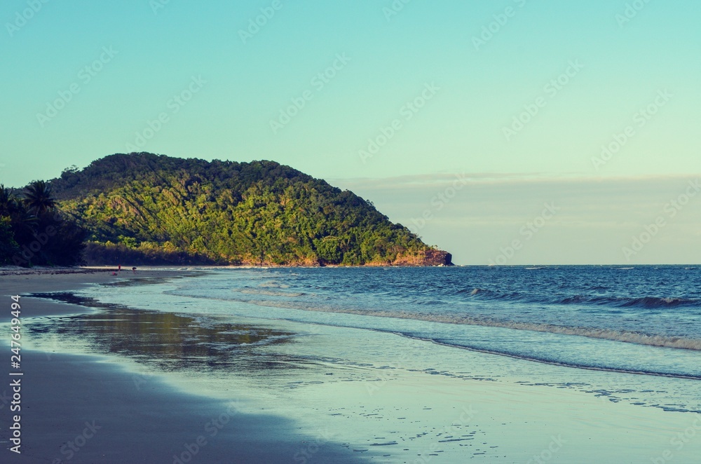 Cape Tribulation during the golden hour 