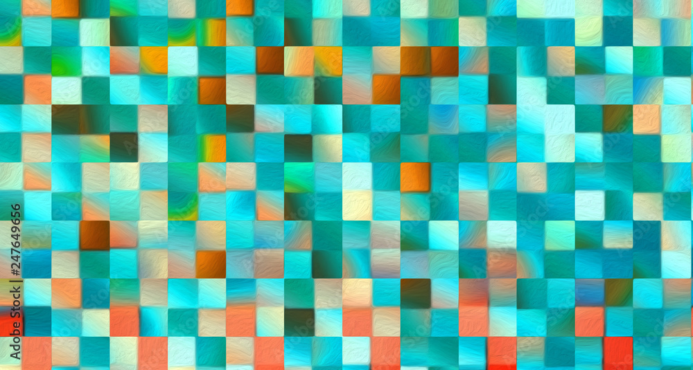 Abstract square blocks shapes gradient pattern background Abstract square blocks shapes gradient pattern background