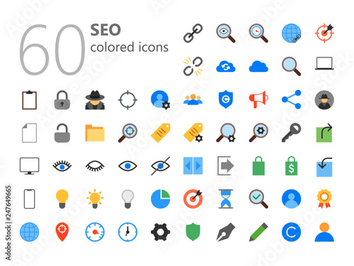 SEO colored icoset (easy)