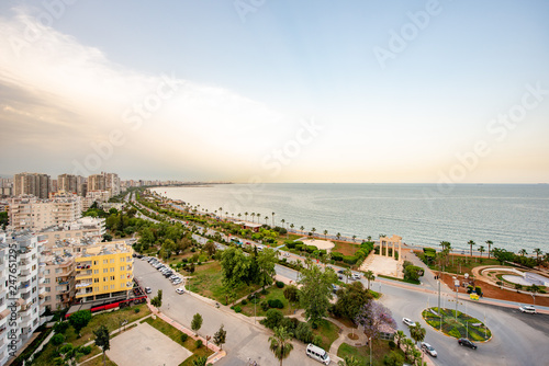Fototapeta Naklejka Na Ścianę i Meble -  Mersin - Turkey. May 02, 2018. Mersin city view.