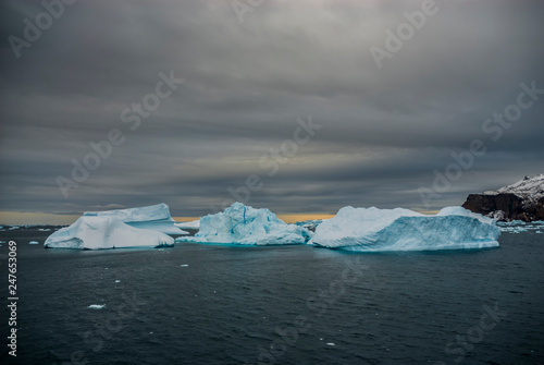 Ice Landscape of the Antarctic sector, near the Paulet Island