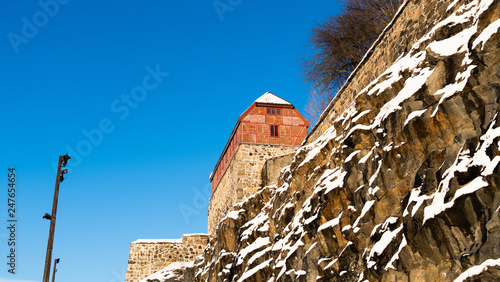 Canvas Print Oslo Akerhus Festning Twierdza Akerhus Norwegia Norway Norge