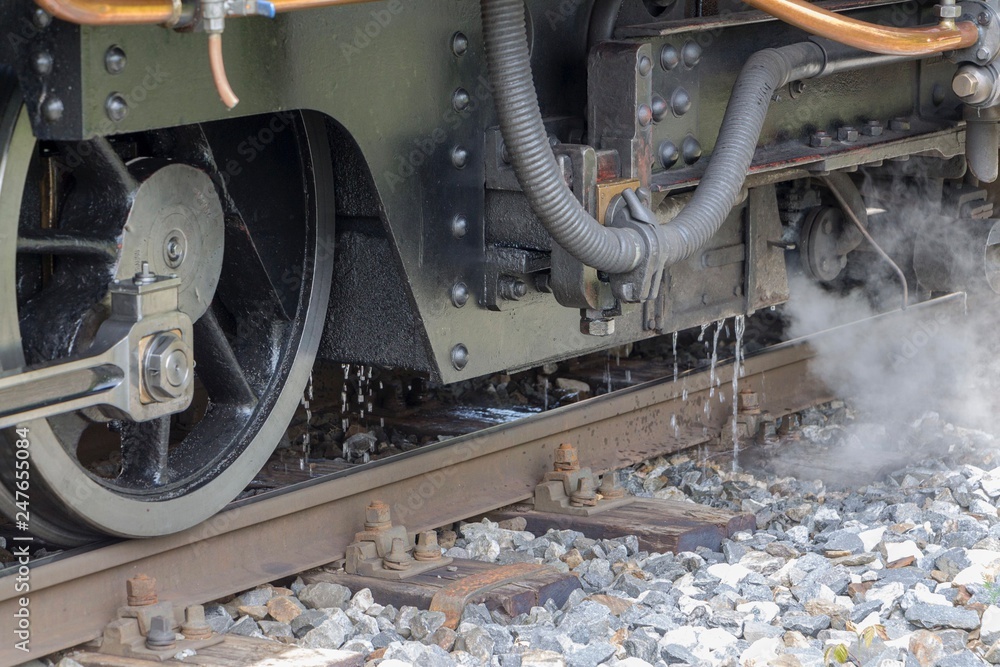 Fototapeta premium Steam Train closeup