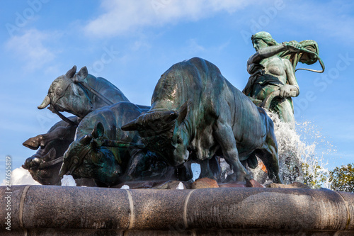 The Gefion Fountain in Copenhagen