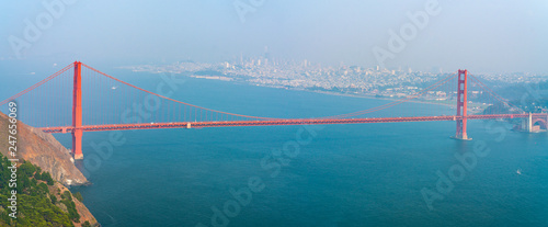 Beautiful Golden Gate view in San Francisco.