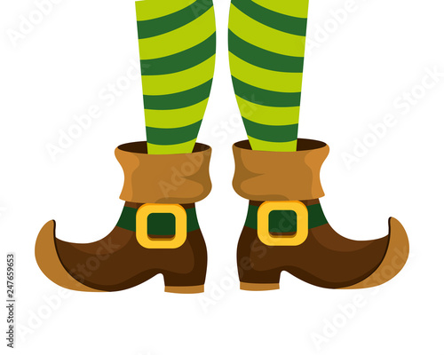 leprechaun legs and shoes