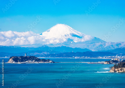 富士山と湘南海岸