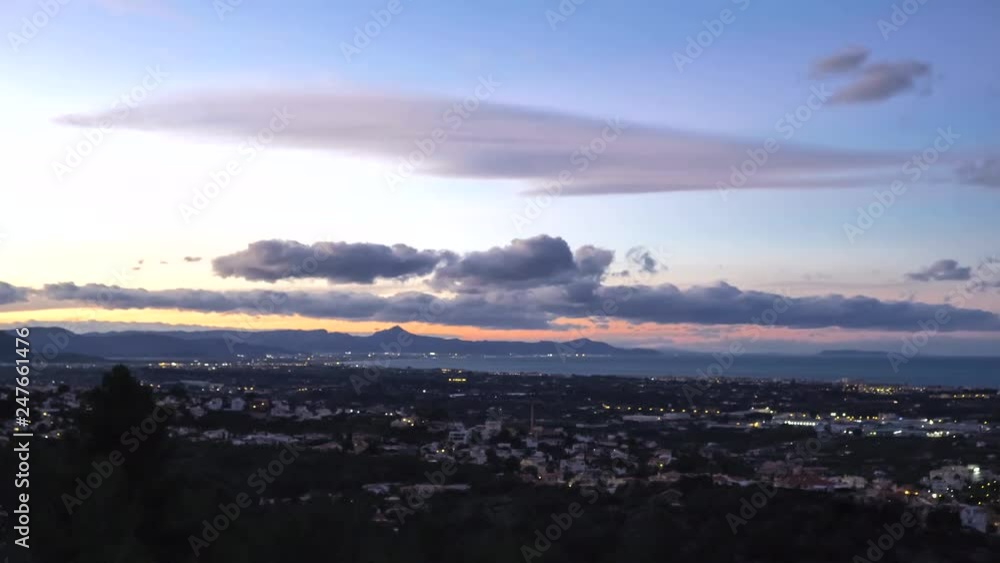4k Time-Laps of amazing sunset costblanca Denia Spain 4k Time-Laps of amazing sunset costblanca Denia Spain