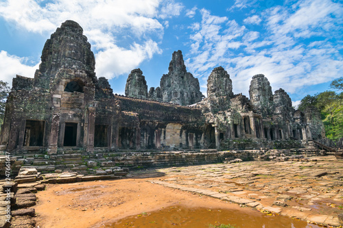 Enjoying a beautiful sunny day in Bayon Temple  Angkor Thom - Siem Reap - Cambodia