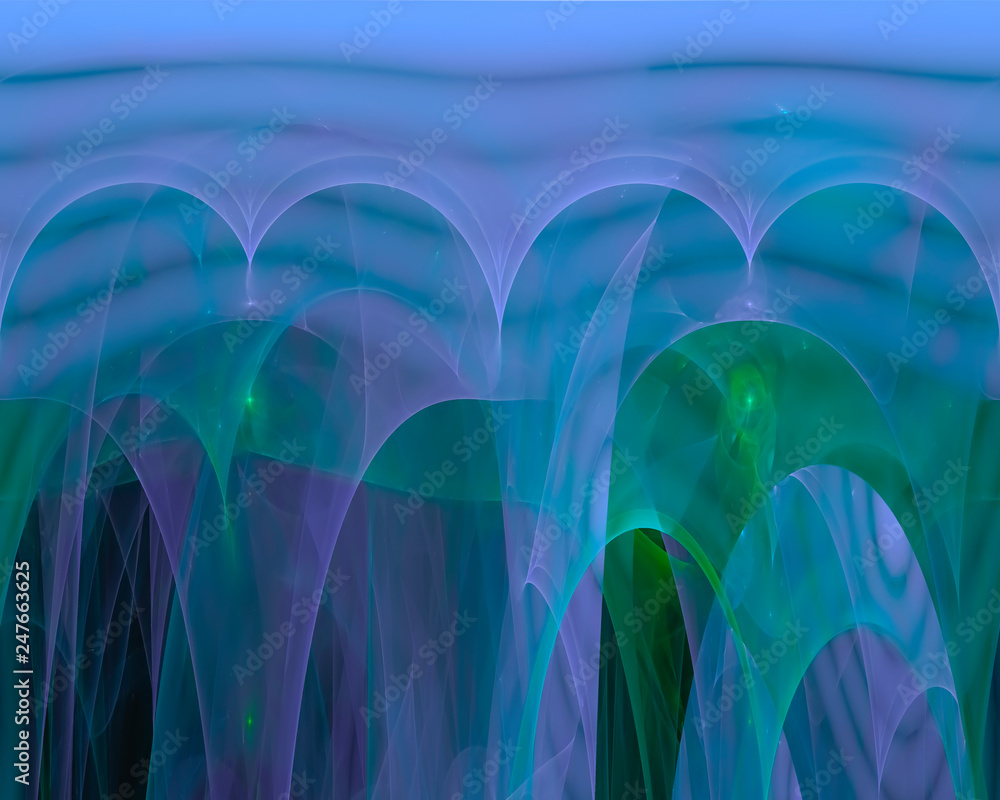 Obraz premium digital abstract fractal, fantasy design