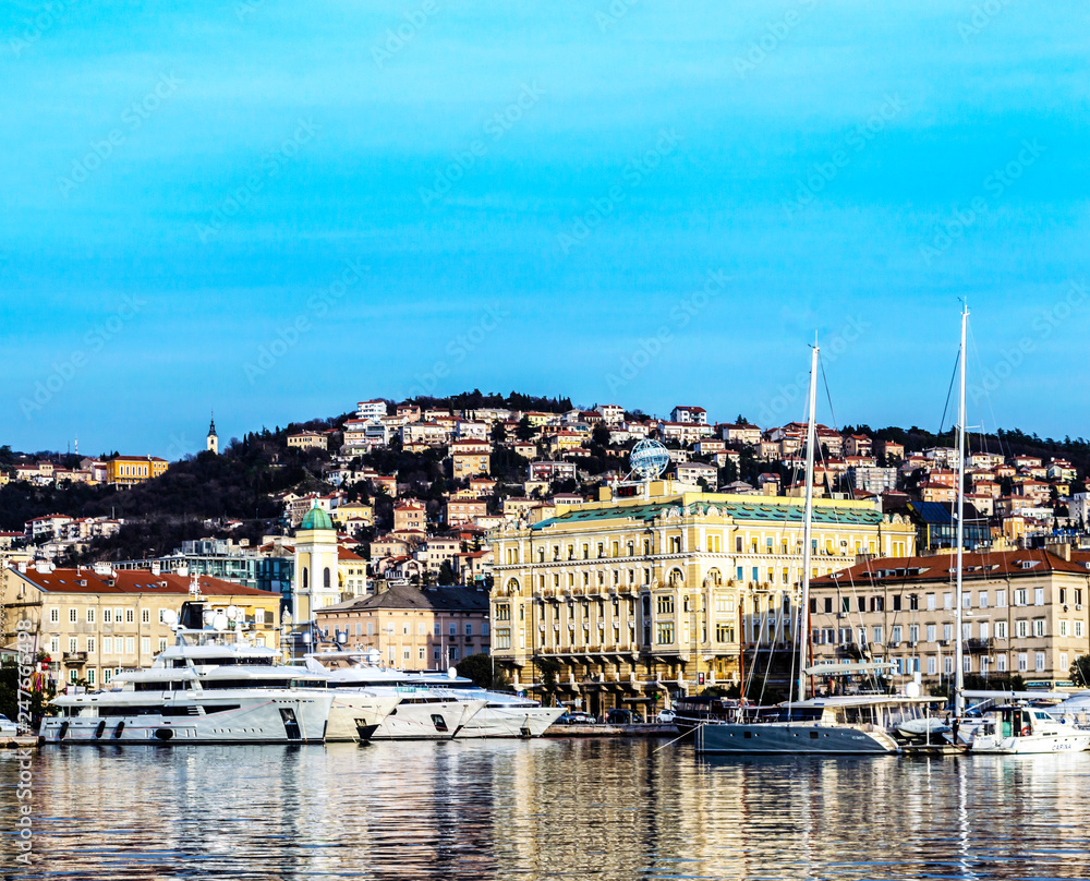 Port of Rijeka, Croatia.