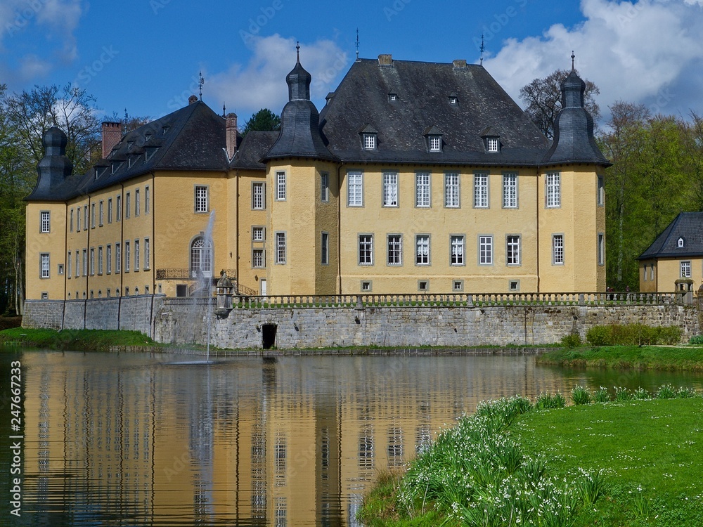 German water castle Schloss Dyck