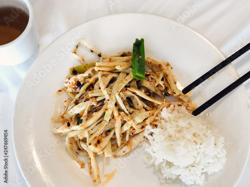 Photos Bamboo shoot salad