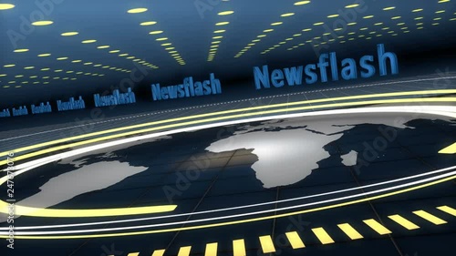 Background in 4K, useful for Broadcast, Information, Entertainment, Webcast and many other Applications (loopable, 3d rendering)