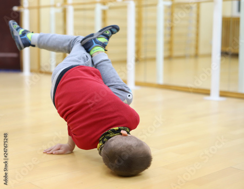 boy performing breakdance positions
