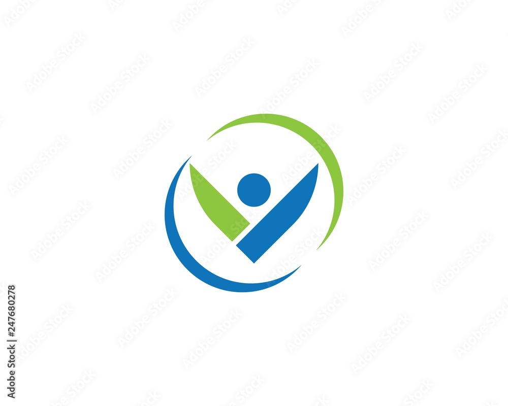 Healthy Life people Logo Healthy Life people Logo