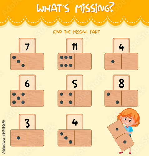 Write missing number worksheet