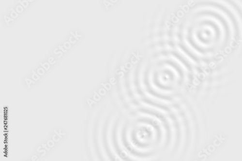 Abstract soft background  texture of white liquid ring or white cream surface