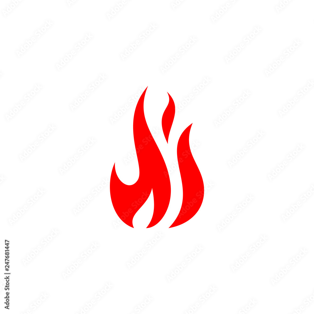 modern flame fire red design modern flame fire red design