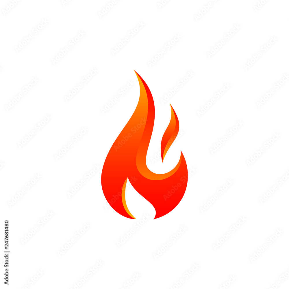 modern flame fire red design modern flame fire red design