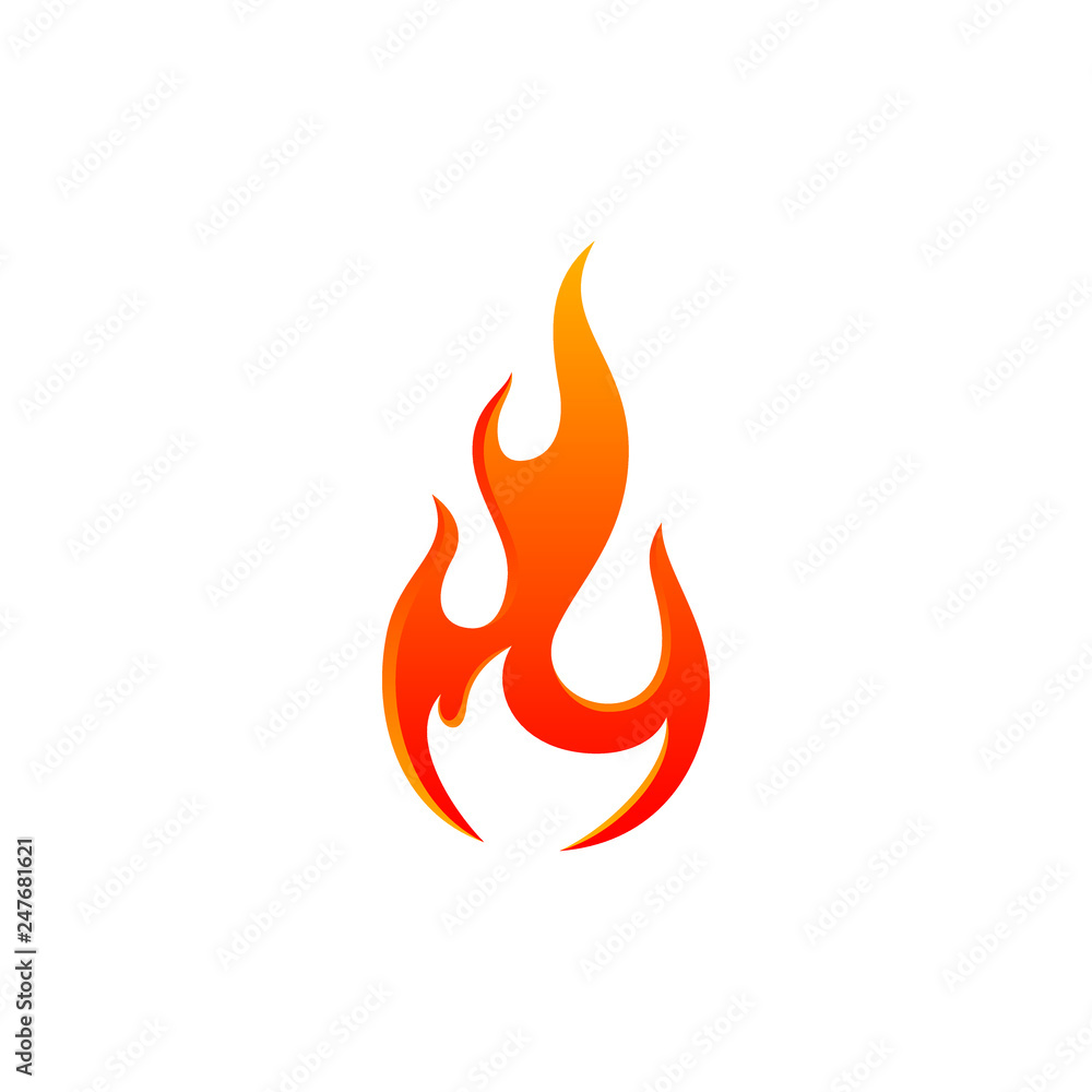 modern flame fire red design modern flame fire red design
