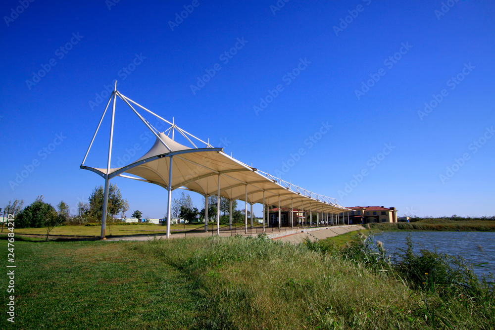 Obraz premium golf facilities and buildings