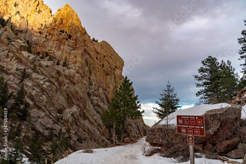 Sunset In Eldorado Canyon State Park