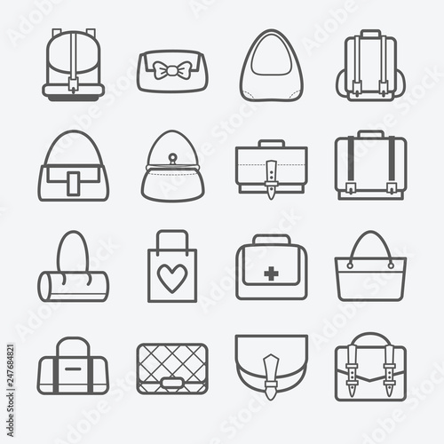 Bags Icon set