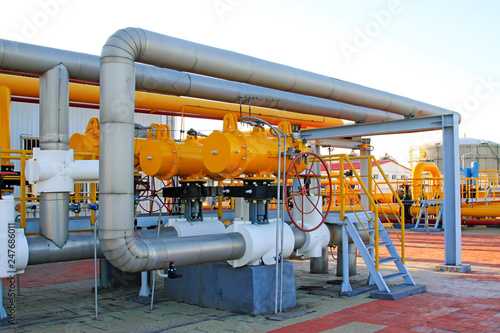 oil refinery equipment in jidong oilfield, caofeidian, hebei province, China