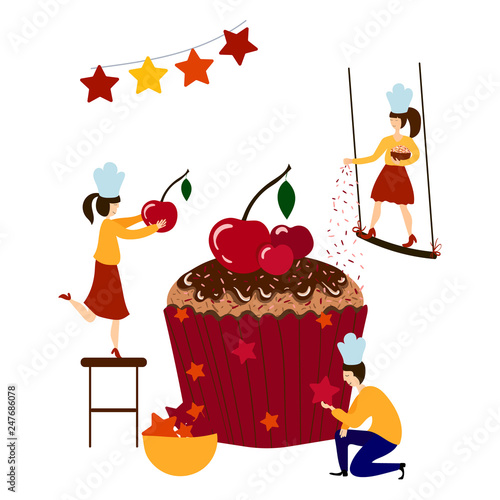Vector Birthday Cake