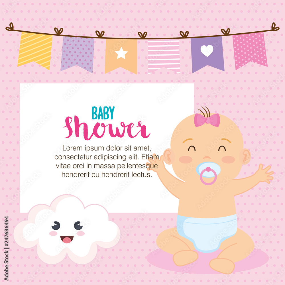 little baby shower card