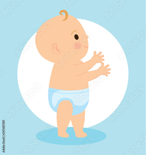 cute little baby character