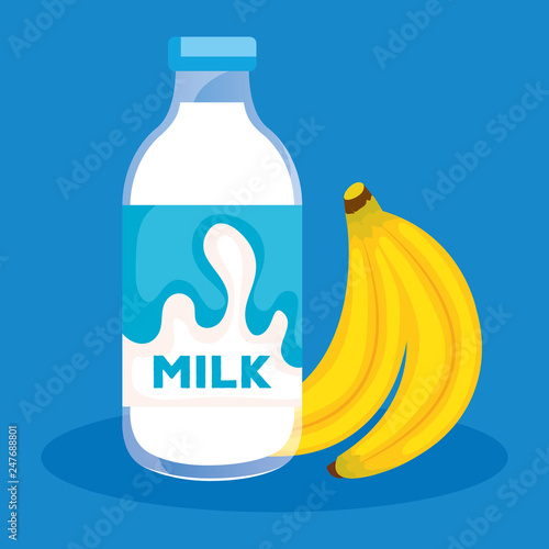 delicious milk bottle icon