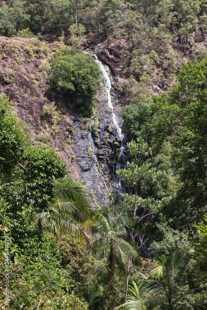 waterfall in the mountains Australia Sunshine Coast