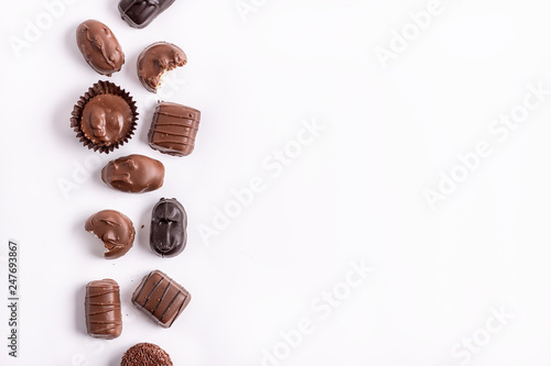 Chocolates Flatlay