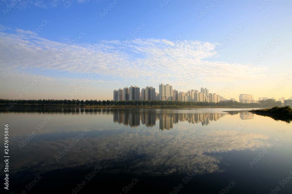 Fototapeta premium city architectural scenery