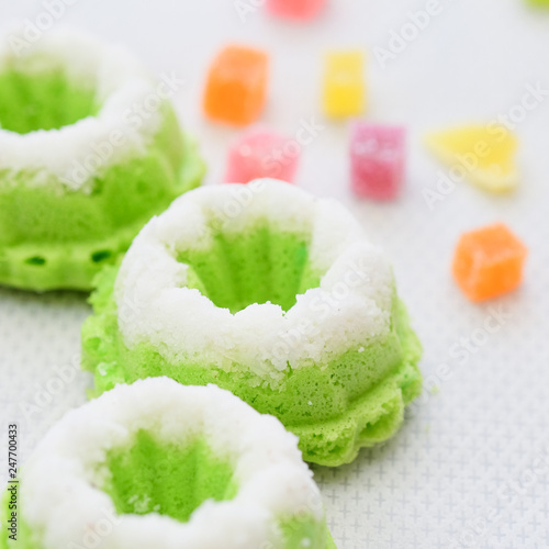 Malaysian S Local Food Kuih Seri Ayu Or Kuih Puteri Ayu Shoot Indoors With Flash Stock Photo Adobe Stock