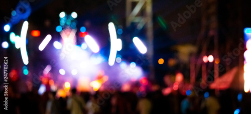 Background image with defocused blurred stage lights © BNMK0819