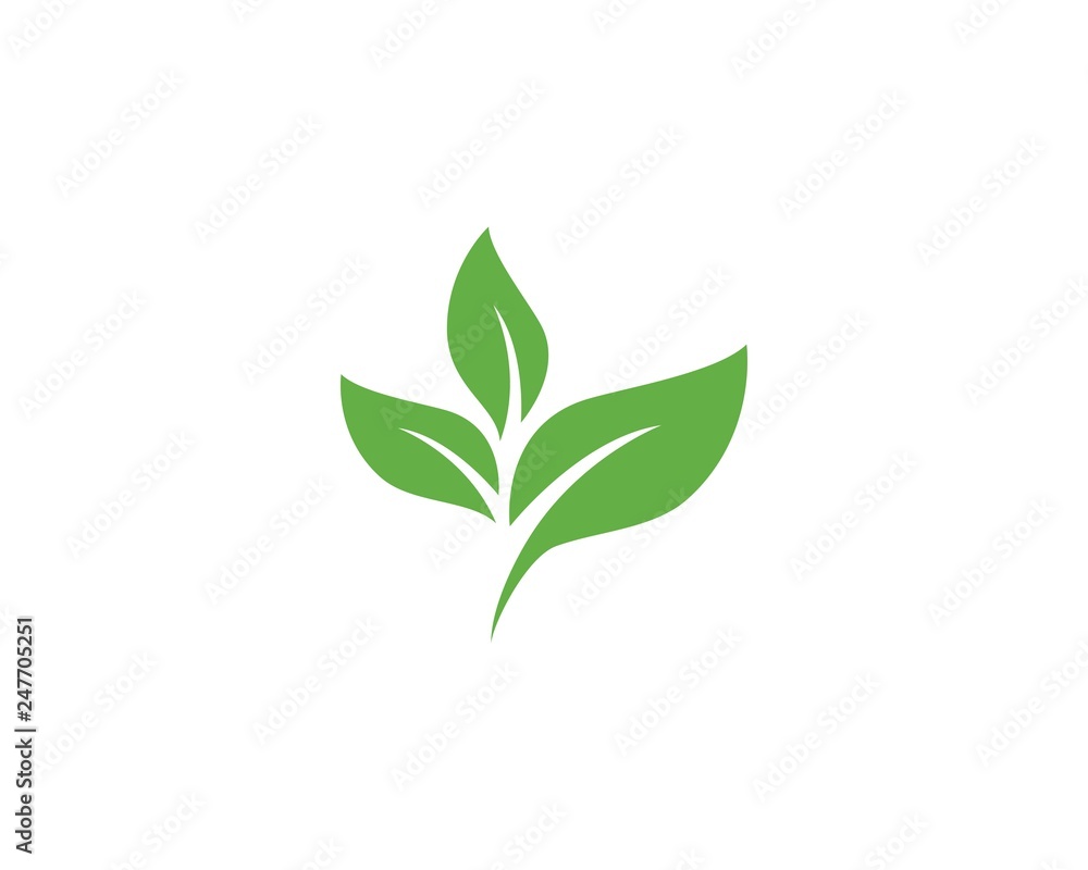 green leaf logo