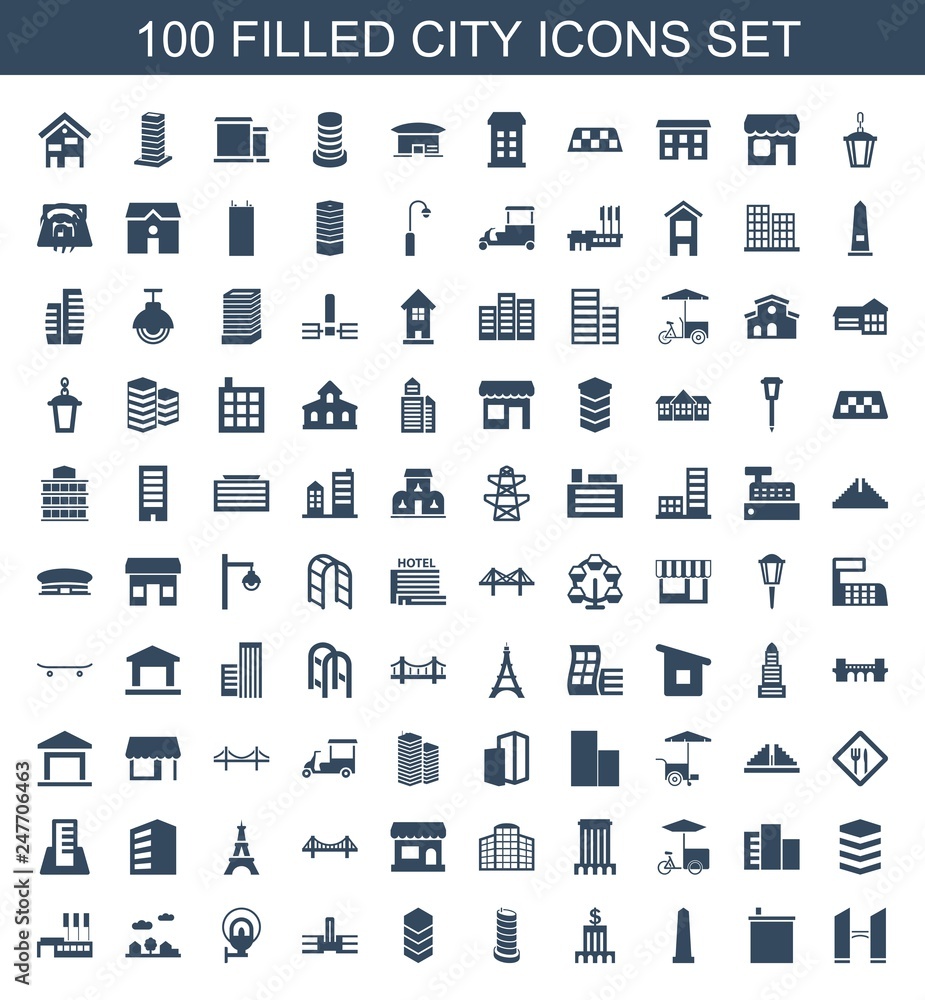 city icons city icons