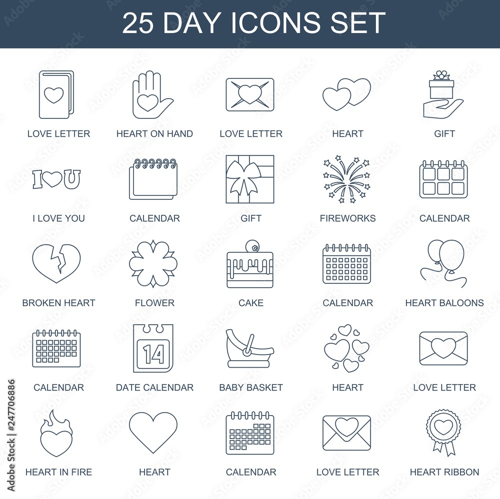 25 day icons